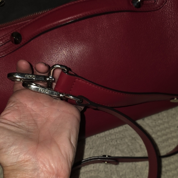 Fendi Red Leather By The Way Bag - Picture 11 of 15